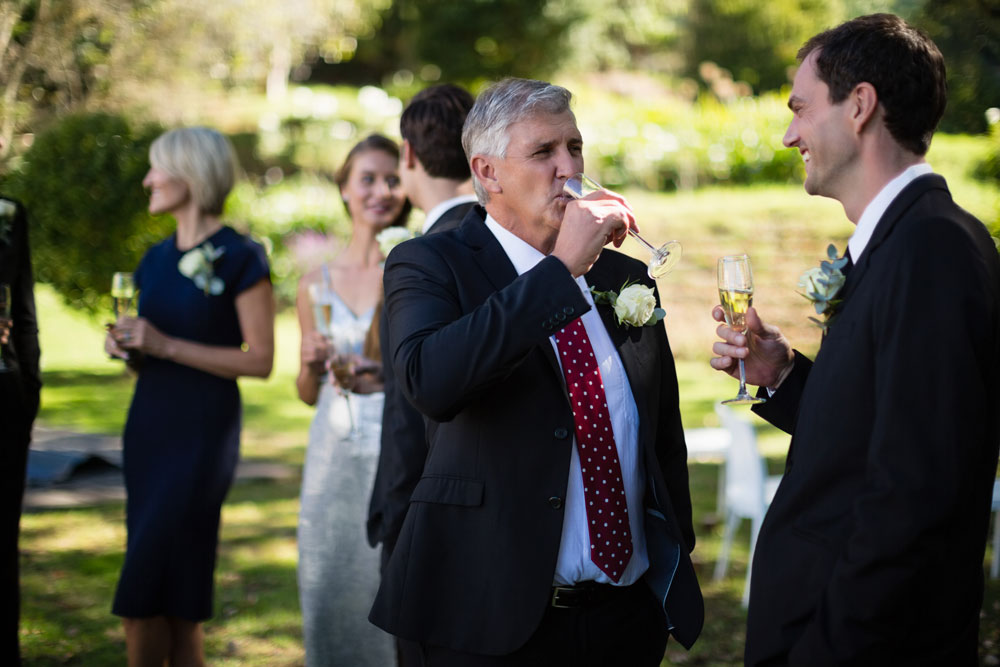 Wedding Guests Enjoying Cocktail Hour