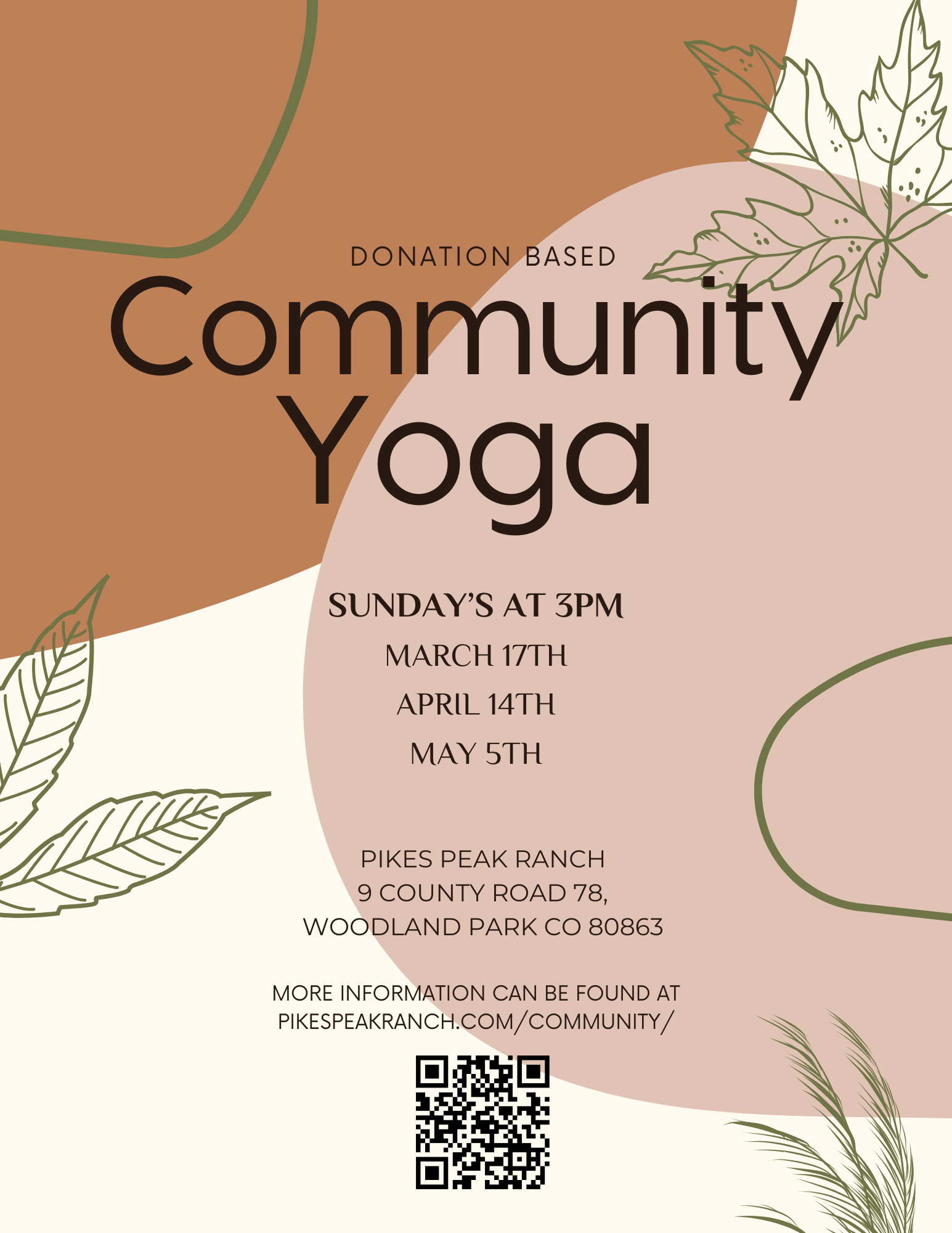 Community Yoga March - May