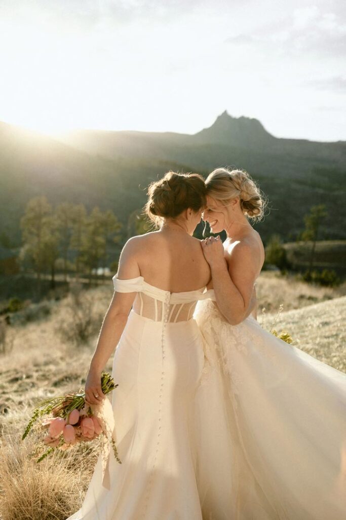 Colorado Wedding Venue with View of Pikes Peak