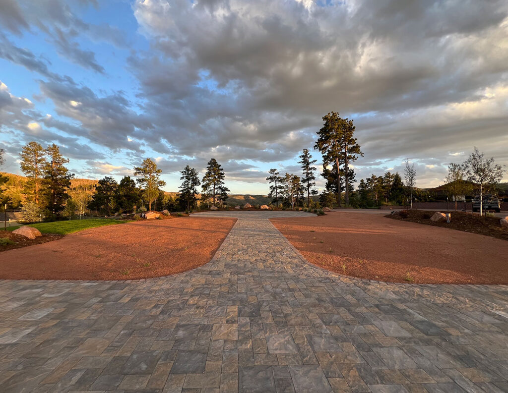 Scenic Mountain View Wedding Ceremony in Colorado