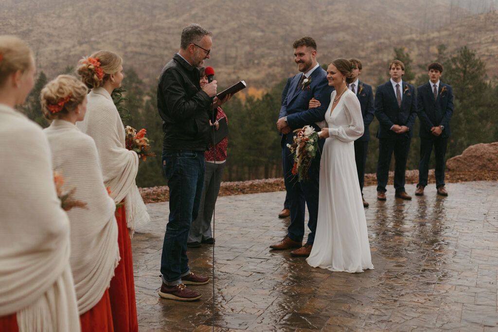 Wedding Ceremony in Woodland Park