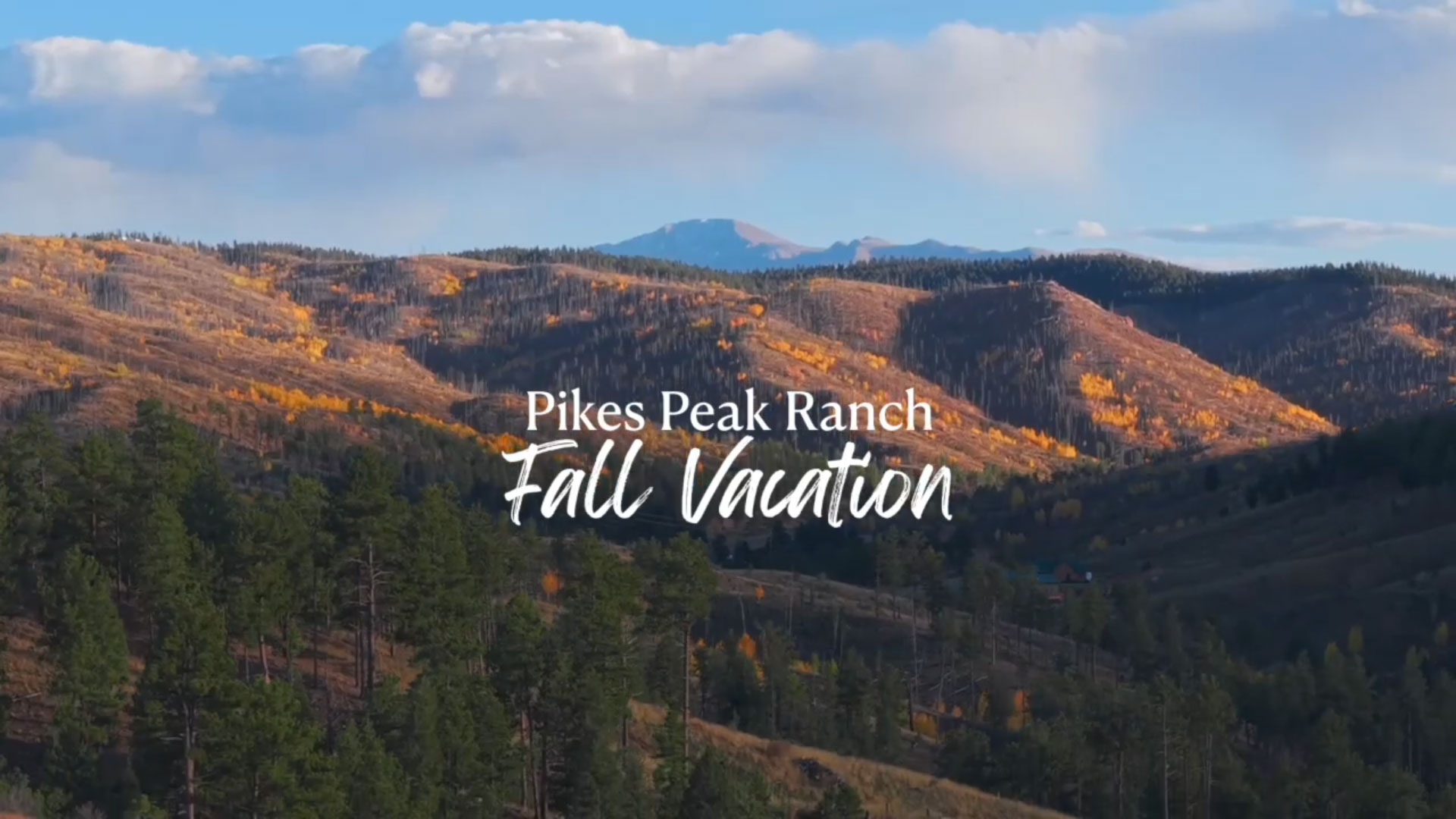 Fall Vacation Cabin at Pikes Peak Ranch Fall Vacation Cabin at Pikes Peak Ranch