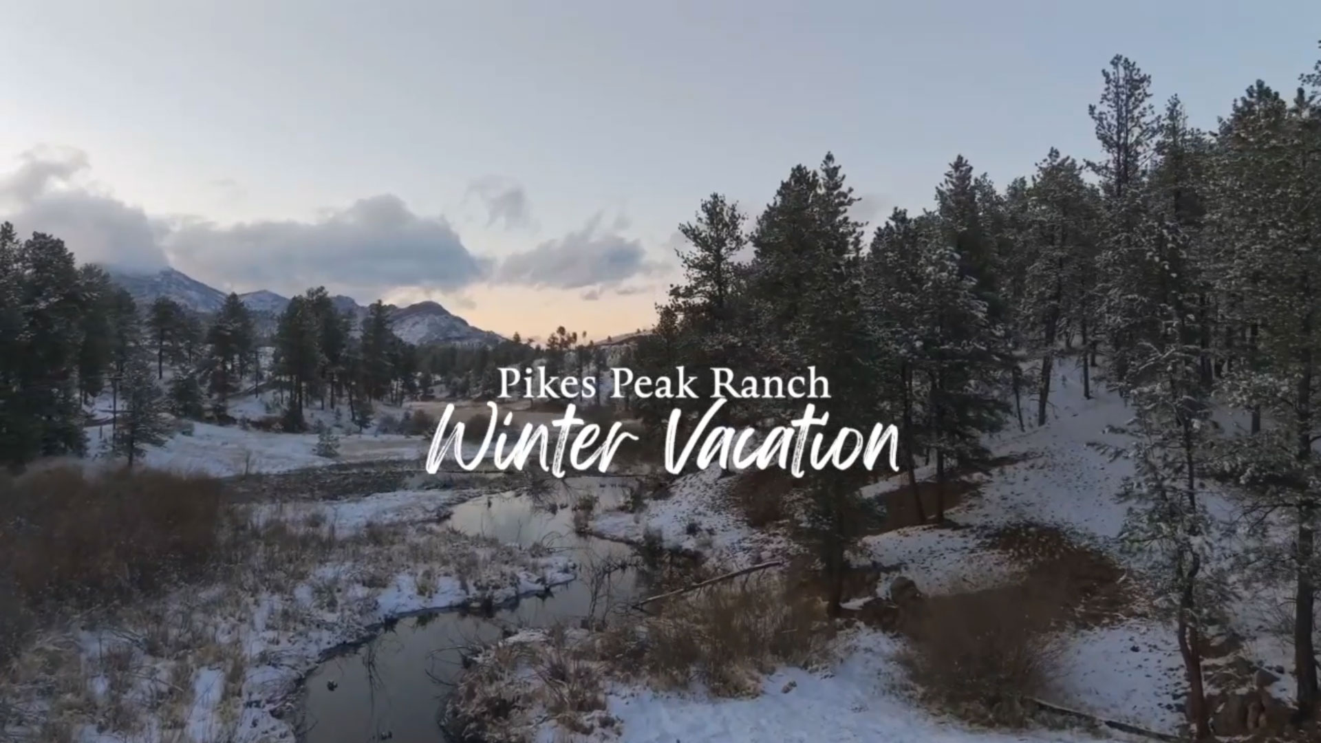 Winter Vacation Cabin at Pikes Peak Ranch
