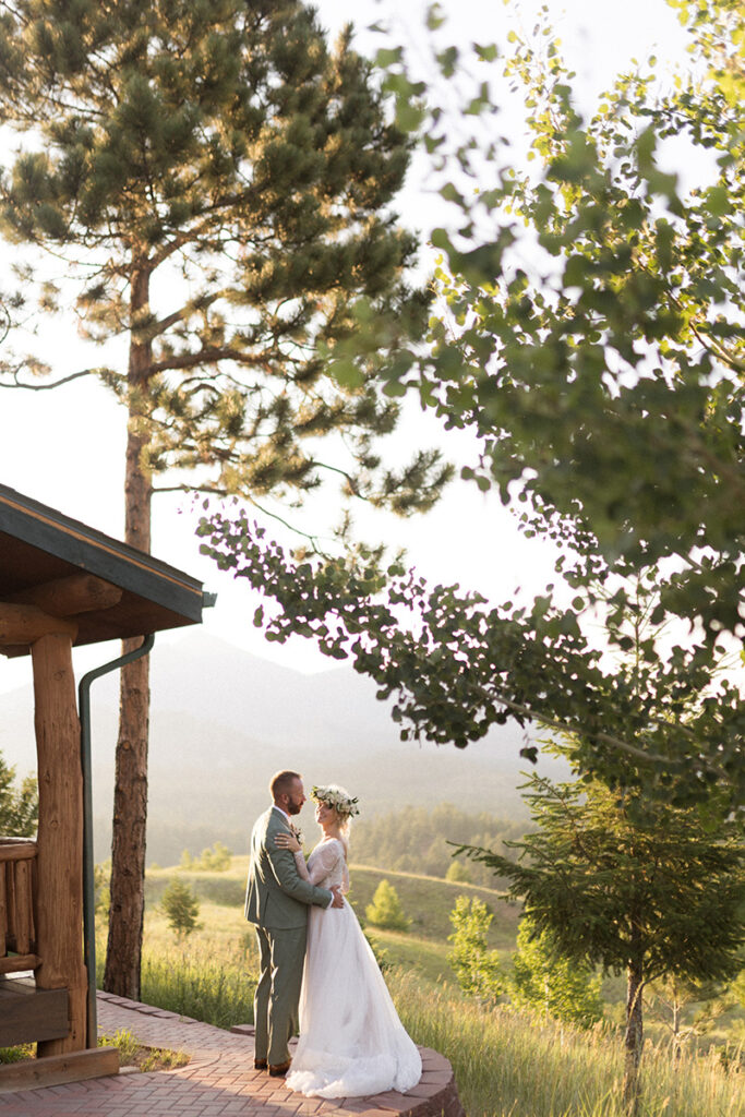 Wedding Couple at Honeymoon Suite Wedding Couple at Honeymoon Suite